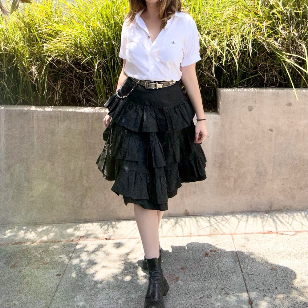 Betsey Johnson Punk Label Skirt